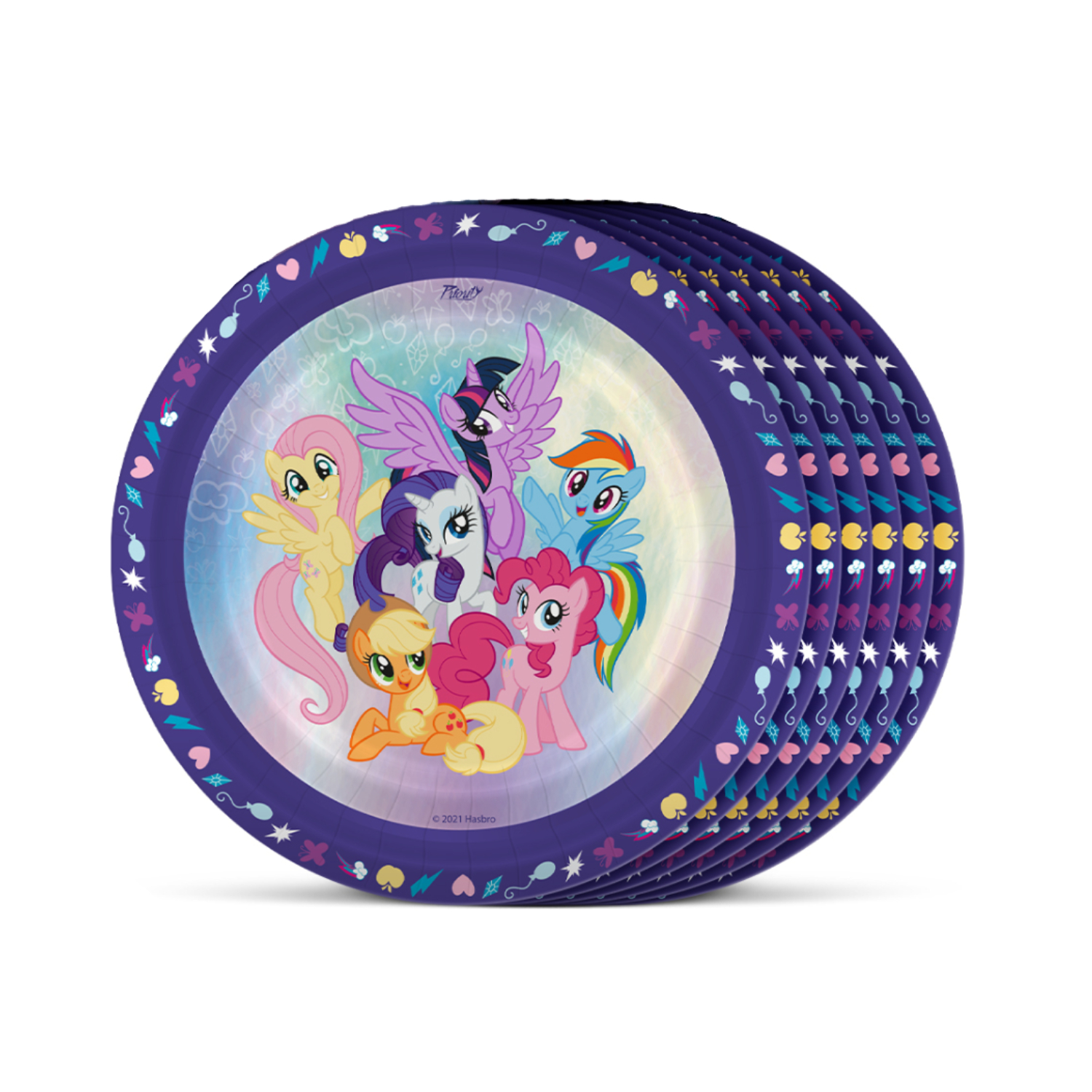 Тарелка PRIORITY My Little Pony 18 см 6 шт. - фото 1