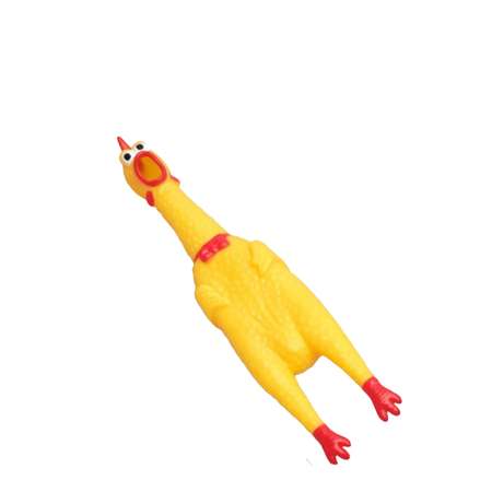 Игрушка для собак Пижон Задумчивая курица XL пищащая 41см голубая 7472719