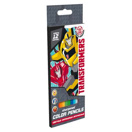 Набор Kinderline цветных карандашей 6цв Transformers