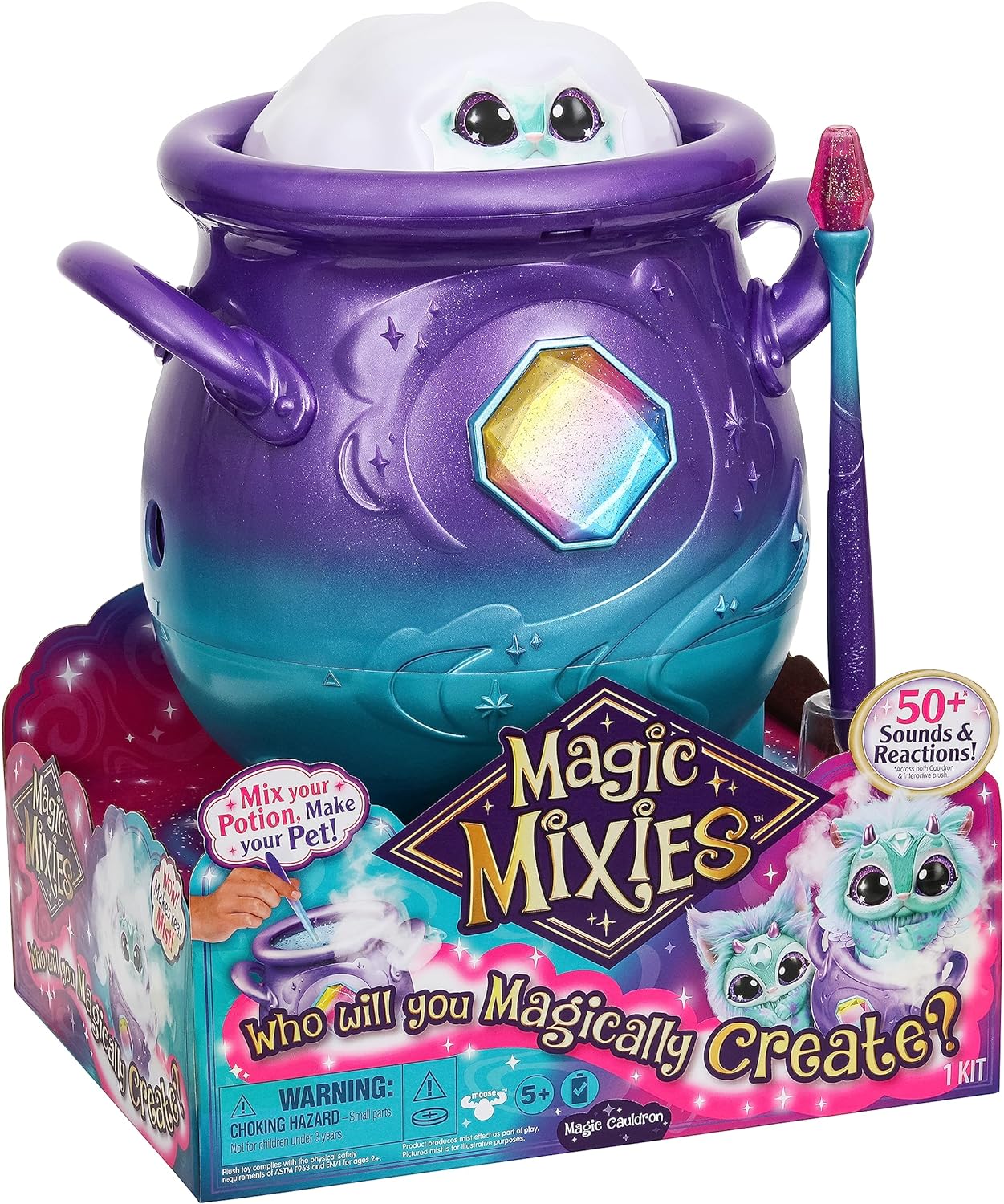 Игровой набор Magic Mixies Интерактивная игрушка Волшебный котел голубой - фото 1