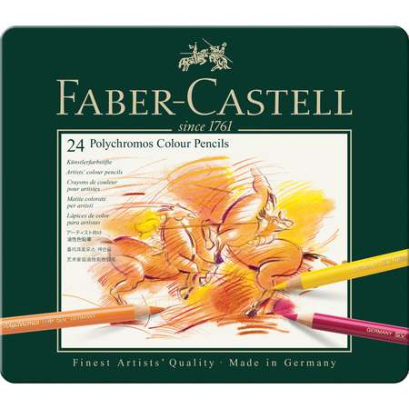 Карандаши цветные FABER CASTELL художественные Polychromos 24 цвета