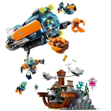 Конструктор LEGO City Deep-Sea Explorer Submarine 60379