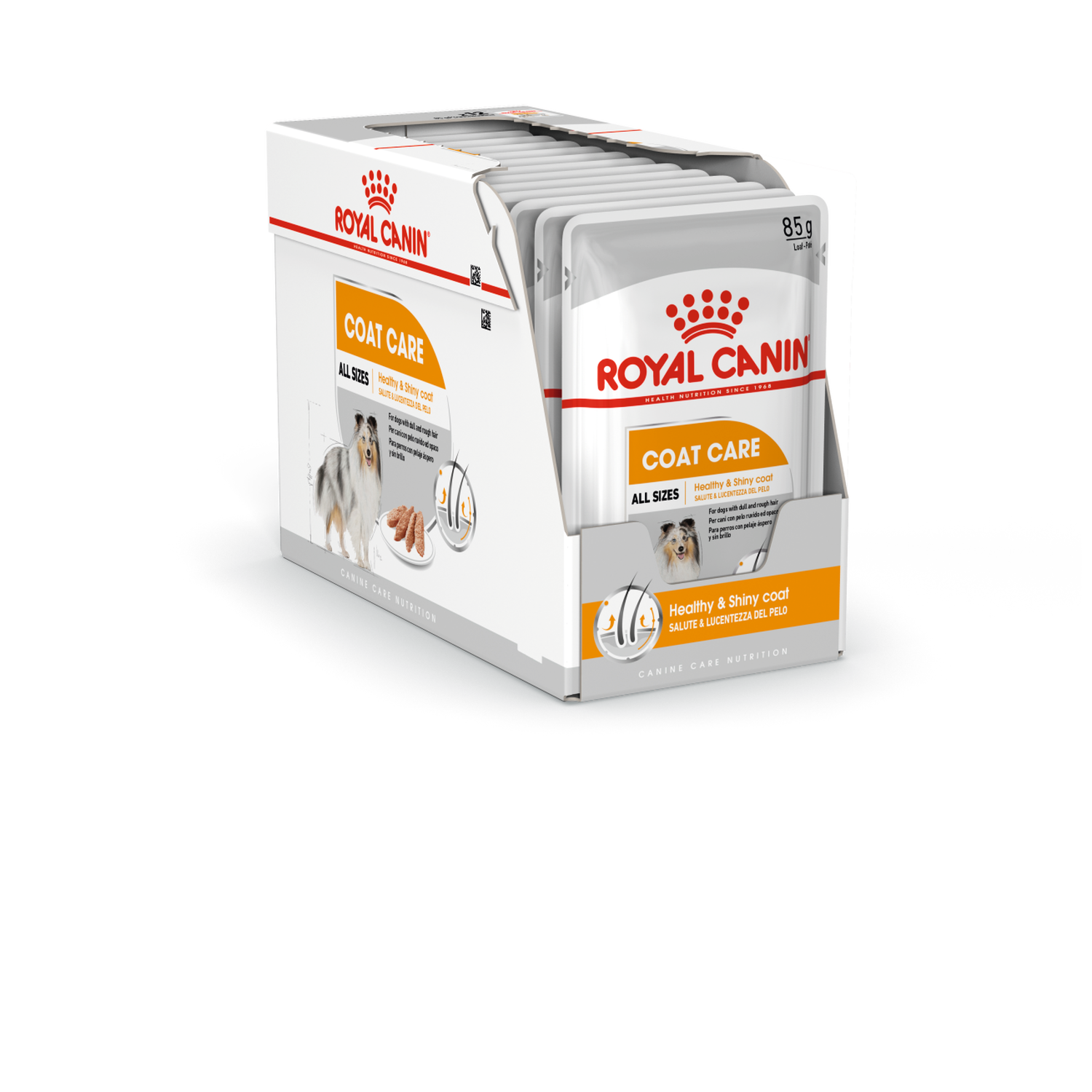 Корм для собак ROYAL CANIN Coat Care с тусклой или сухой шерстью паштет пауч 85г - фото 4