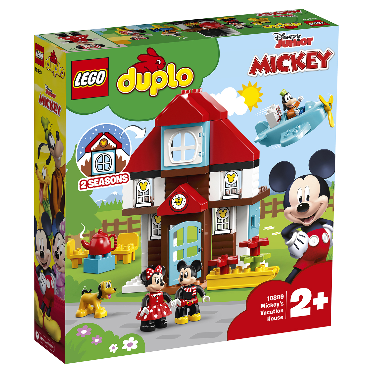 Конструктор LEGO DUPLO Disney Летний домик Микки 10889 купить по цене 1999  ₽ в интернет-магазине Детский мир