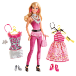 Игровой набор Barbie Серия Игра с модой Кукла Barbie с комплектом одежды в ассортименте