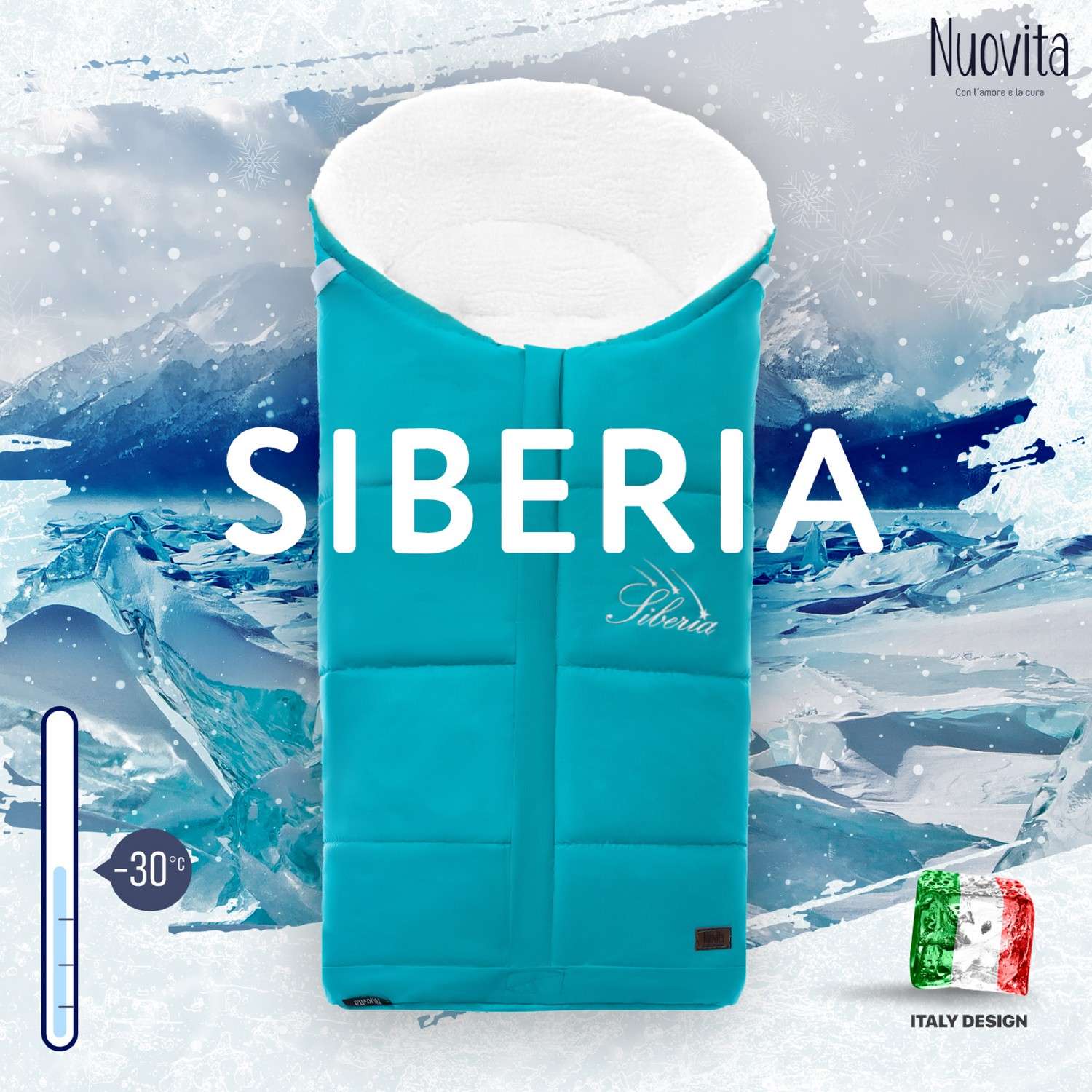 Конверт в коляску Nuovita Siberia Bianco Фиолетовый - фото 6