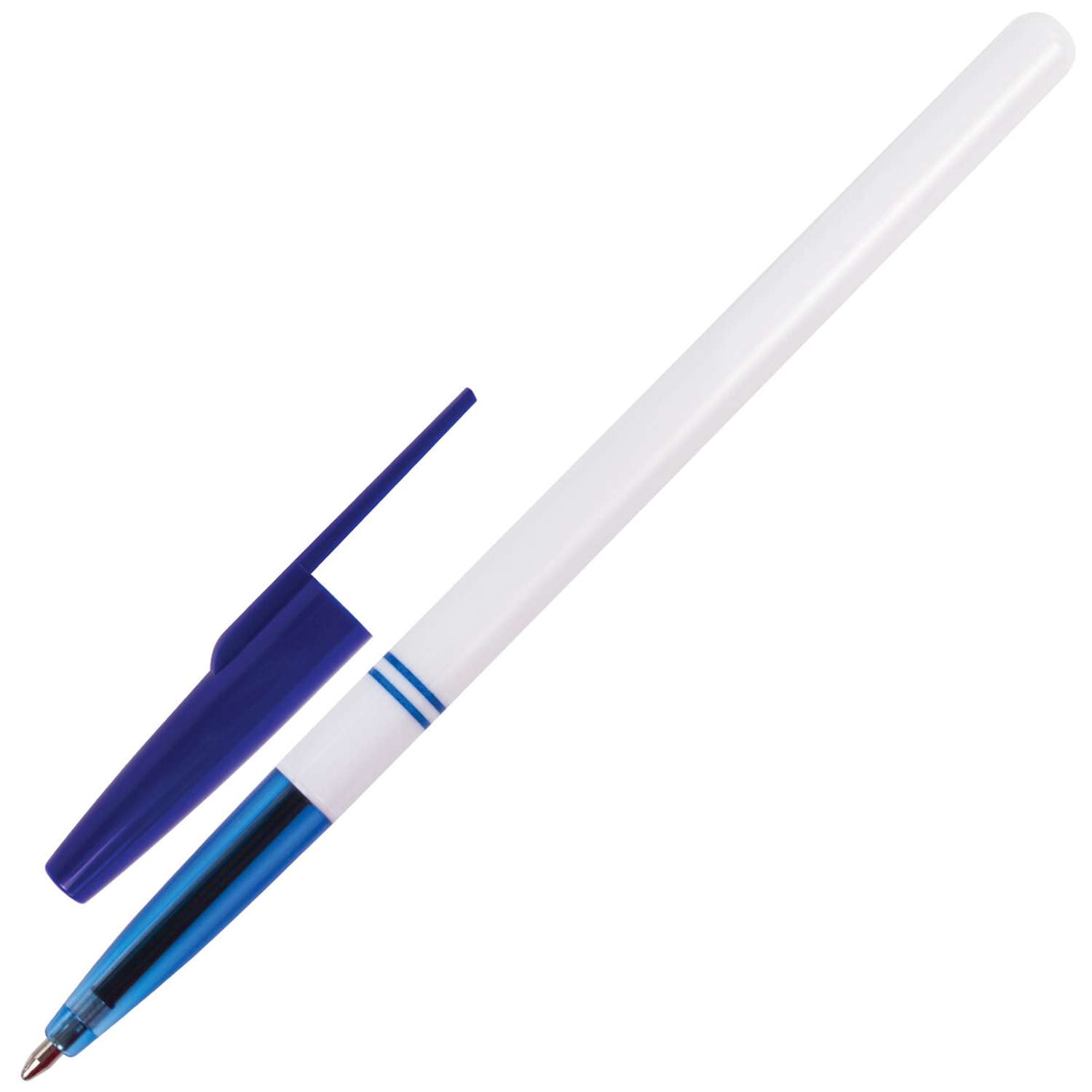 Ручки шариковые Brauberg синие набор 24 штуки - фото 4