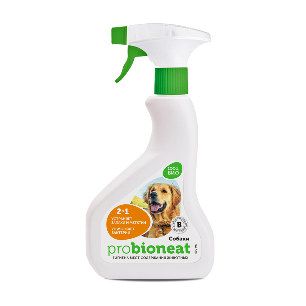 Дезинфицирующее средство Bioneat для обработки и устранения запахов Собаки 500 мл - фото 1