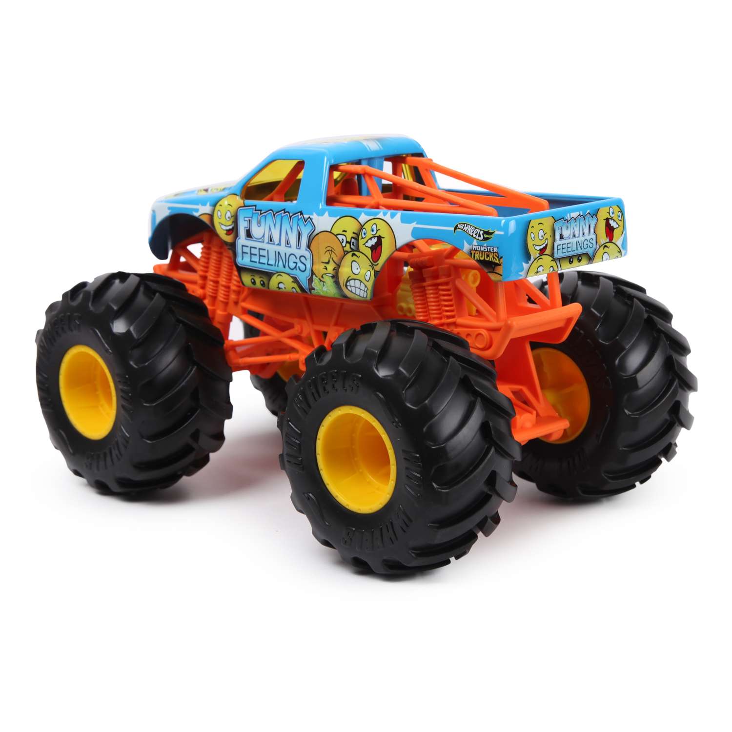 Машинка Hot Wheels Monster Trucks 1:24 Фанни Филингс GBV40 FYJ83 - фото 5