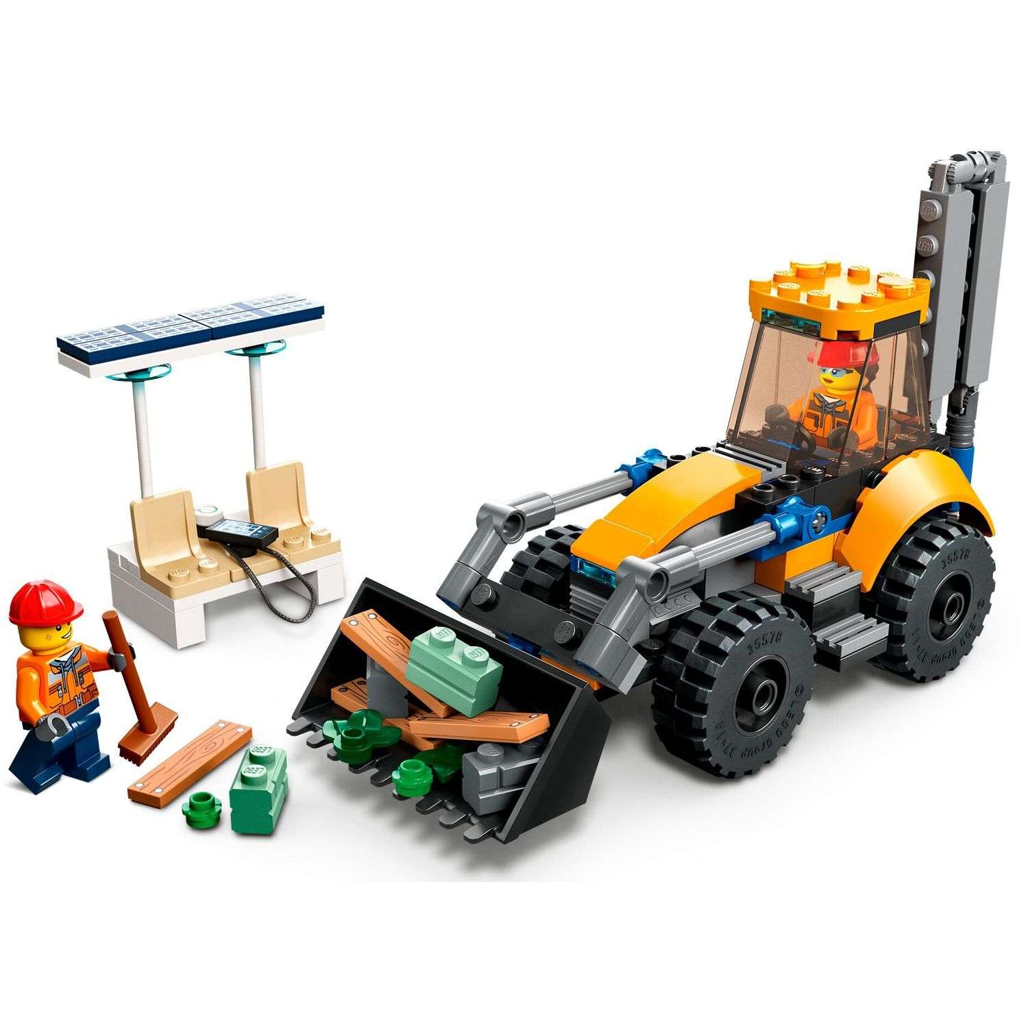 Конструктор Lego Строительный экскаватор 60385 - фото 3