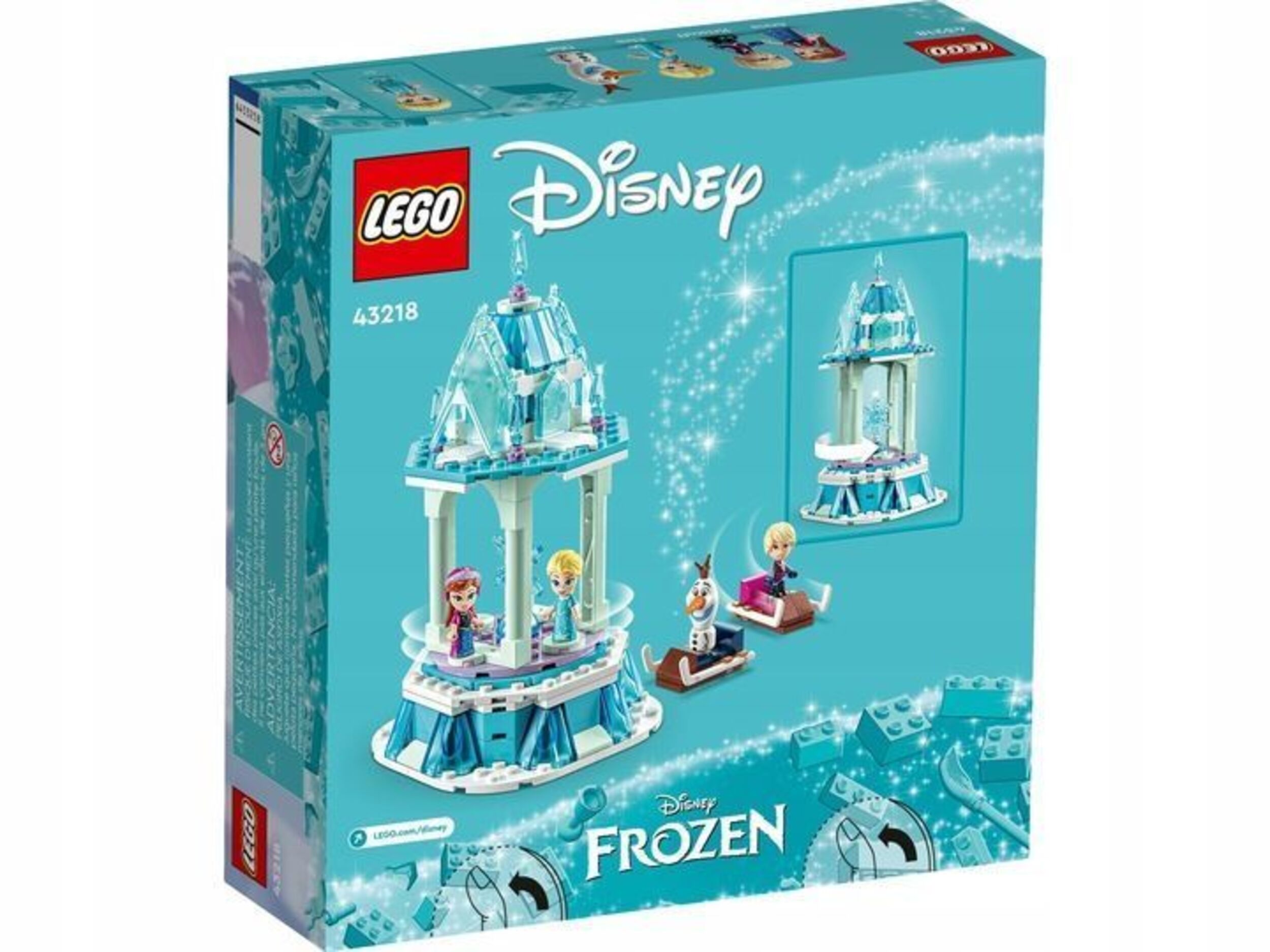 Конструктор LEGO Disney LEGO Волшебная карусель Анны и Эльзы 43218 - фото 14