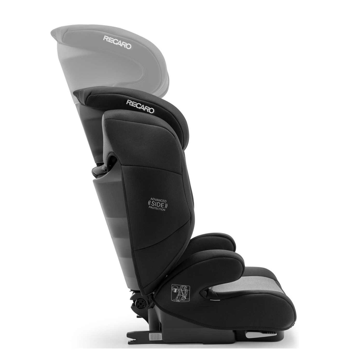 Автокресло Recaro Monza Nova Evo Seatfix 2/3 Deep Black 00088012250050 - фото 2