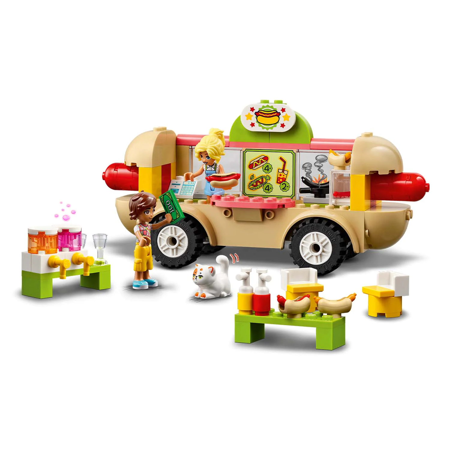 Конструктор детский LEGO Friends Фургон Хот-дог 42632 - фото 6