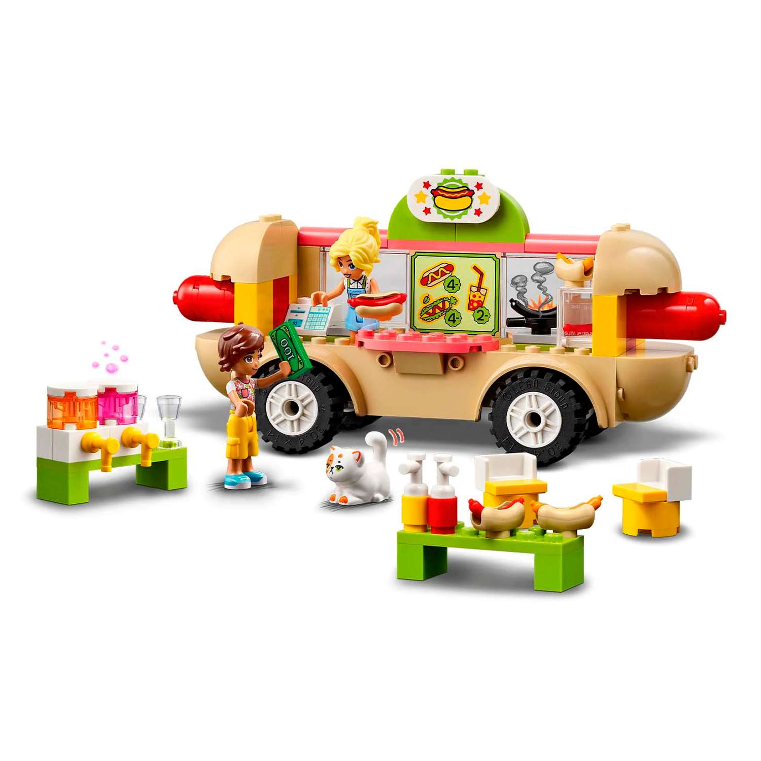 Конструктор детский LEGO Friends Фургон Хот-дог 42632 - фото 6