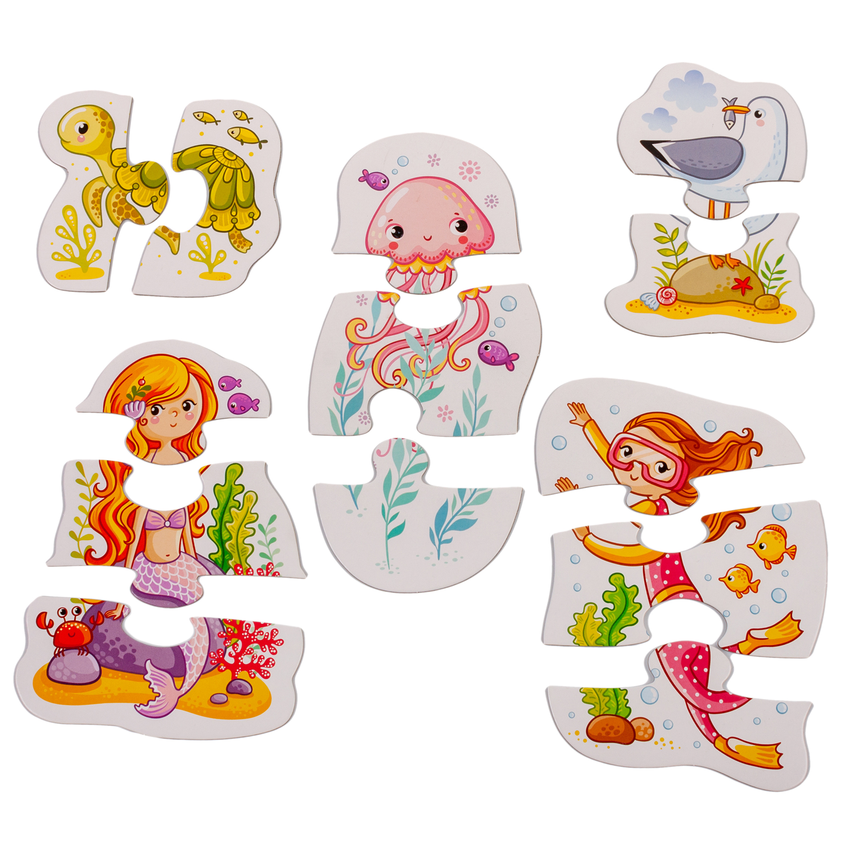 Набор пазлов Дрофа-Медиа Baby puzzle На море 3998 - фото 4