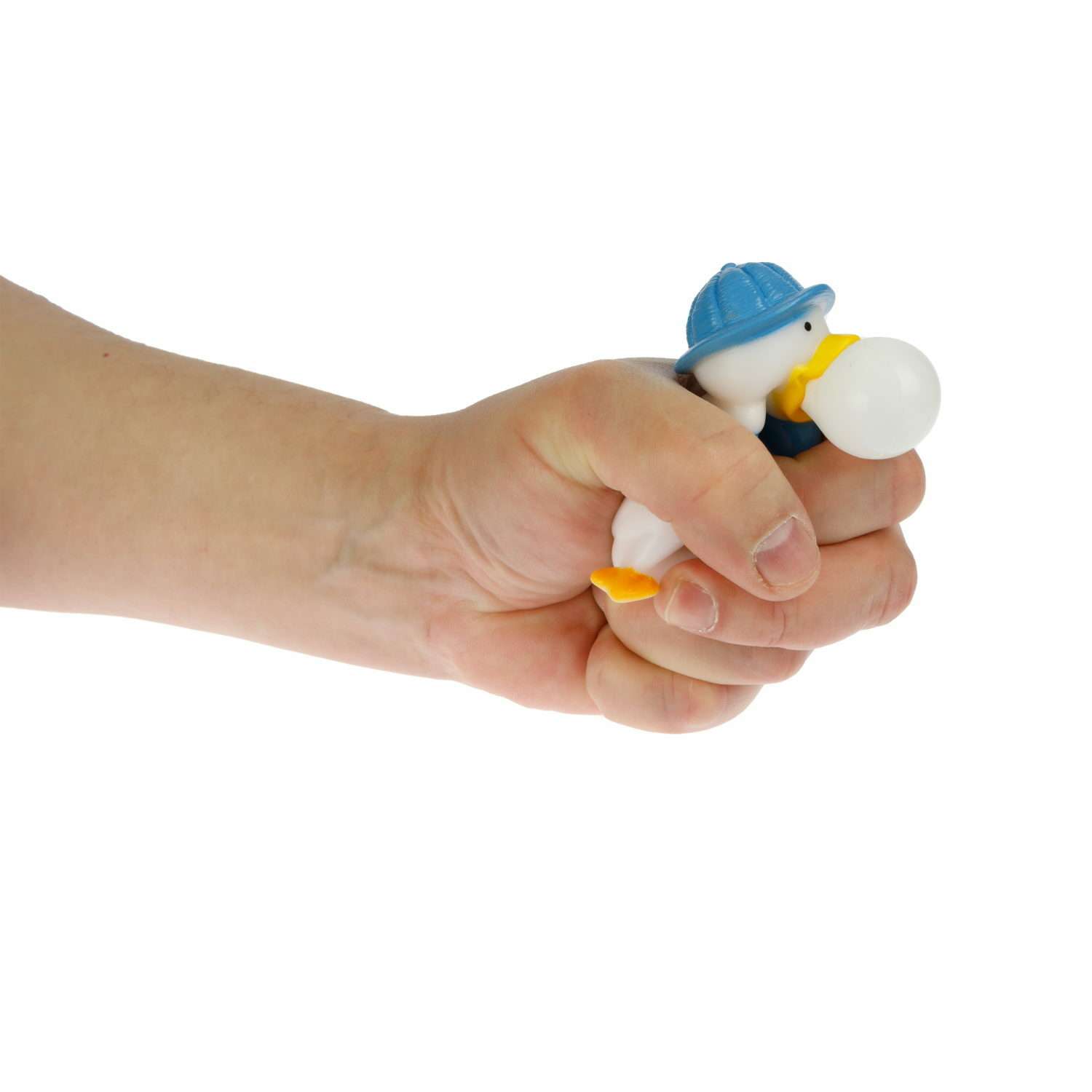 Игрушка- антистресс 1TOY Bubble Gum Уточка голубая - фото 3