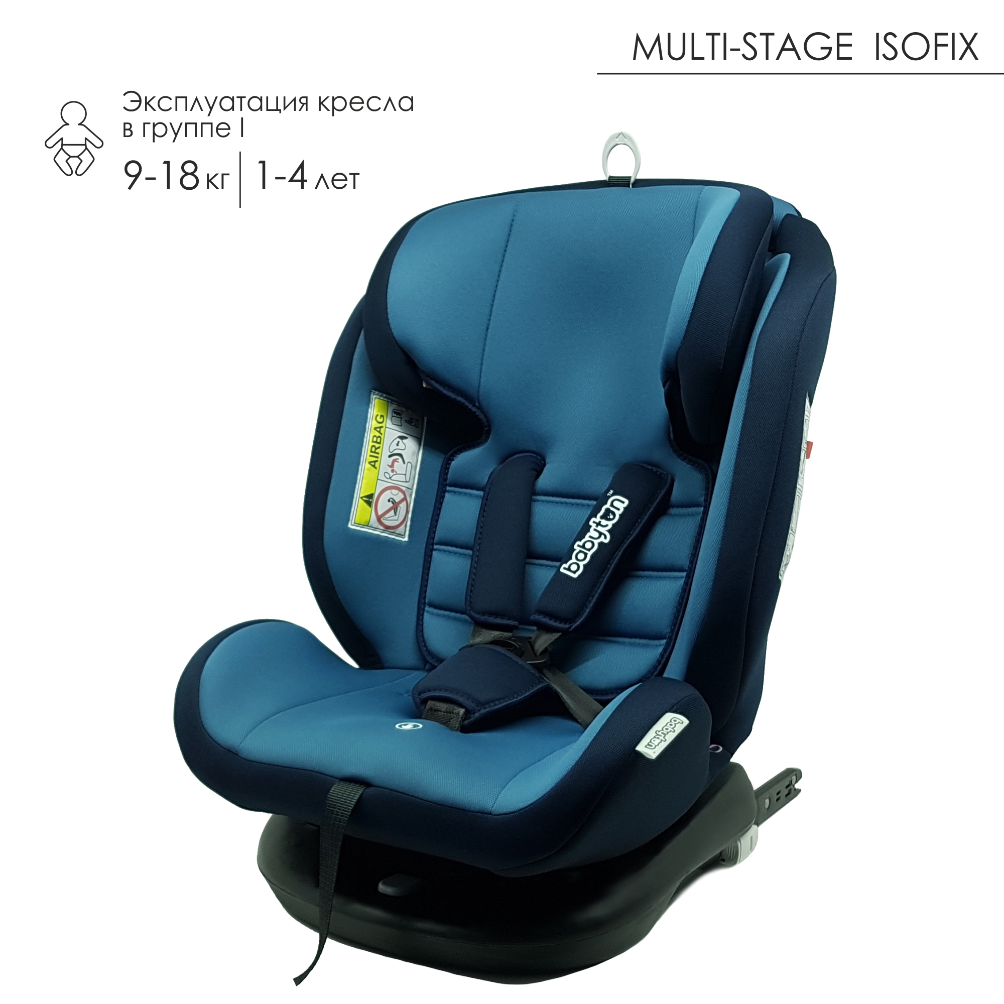 Автокресло Babyton Multi-Stage Isofix Ocean - фото 9