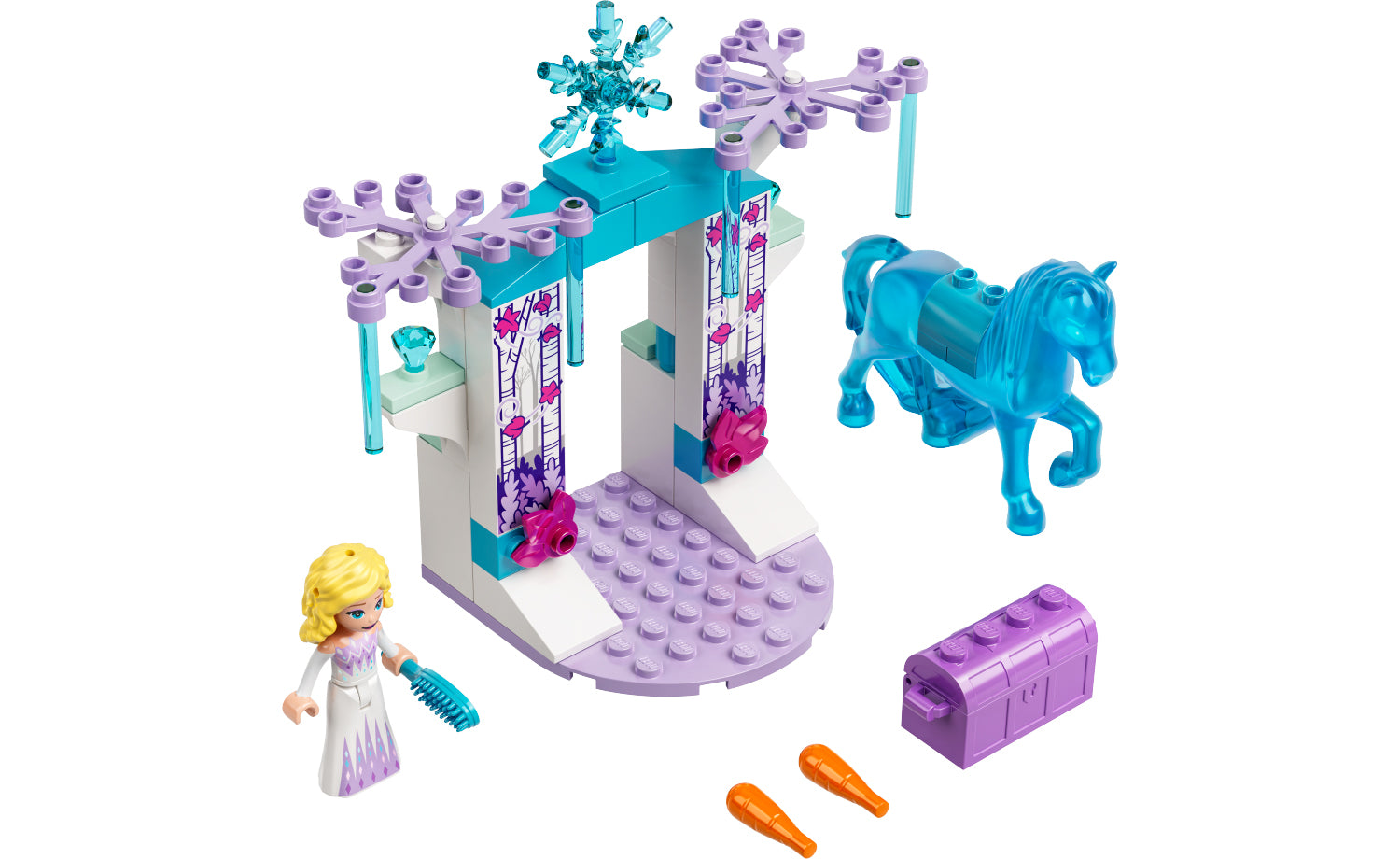 Конструктор LEGO Disney Princess «Ледяная конюшня Эльзы и Нокка» 53 детали 43209 - фото 2