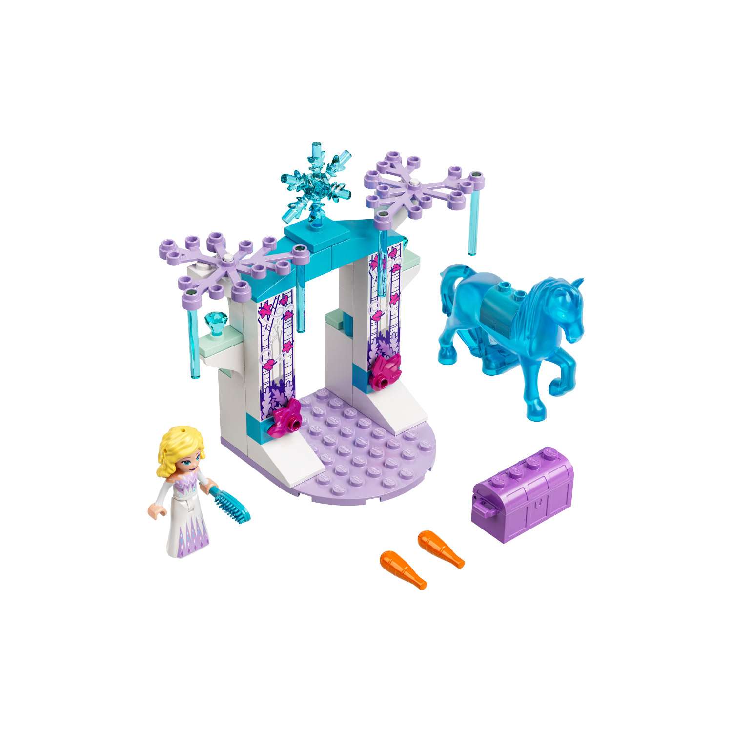 Конструктор LEGO Disney Princess «Ледяная конюшня Эльзы и Нокка» 53 детали 43209 - фото 2
