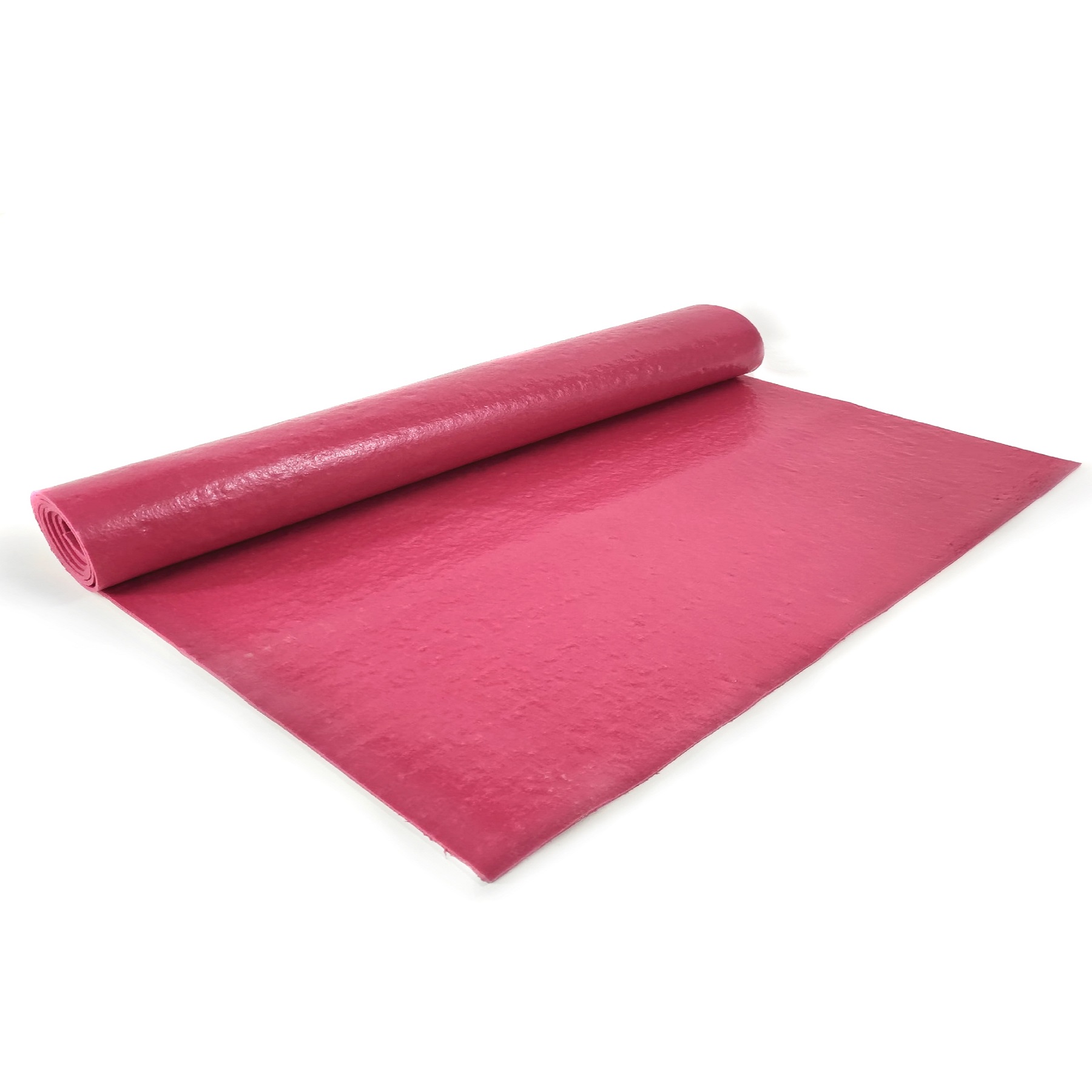 Коврик для спорта и фитнеса Ramayoga Puna малиновый размер 185 x 60 x 0.35 см - фото 1