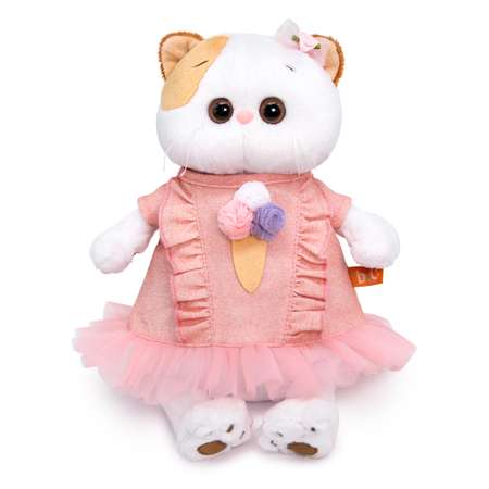 Мягкая игрушка BUDI BASA Ли-Ли в платье с мороженым 27 см LK27-087