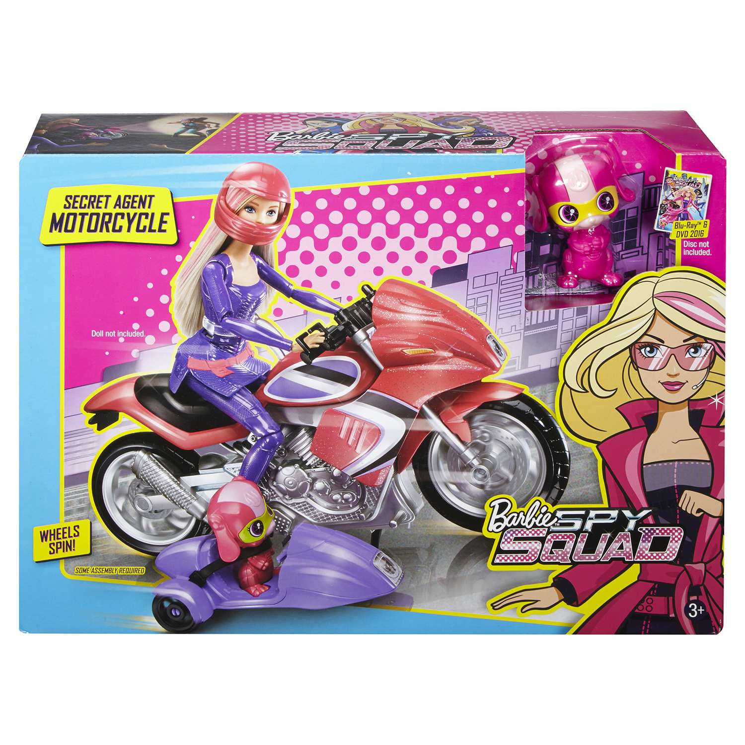 Мотоцикл Barbie секретного агента DHF21 - фото 2