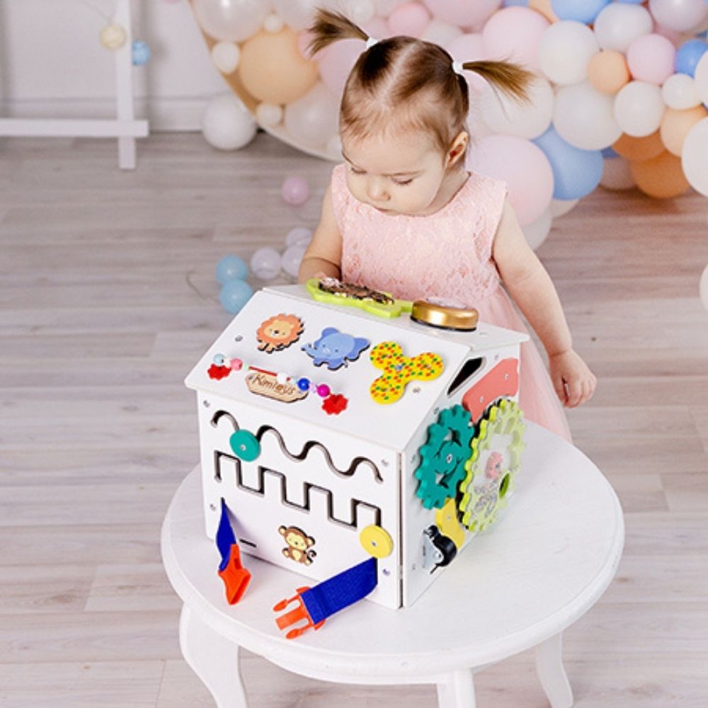 Бизиборд KimToys Домик со светом Малышок игрушка для девочек и мальчиков - фото 10