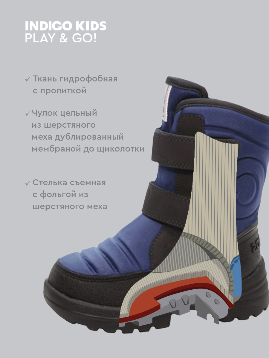 Сапоги Indigo kids 61-0007B - фото 8