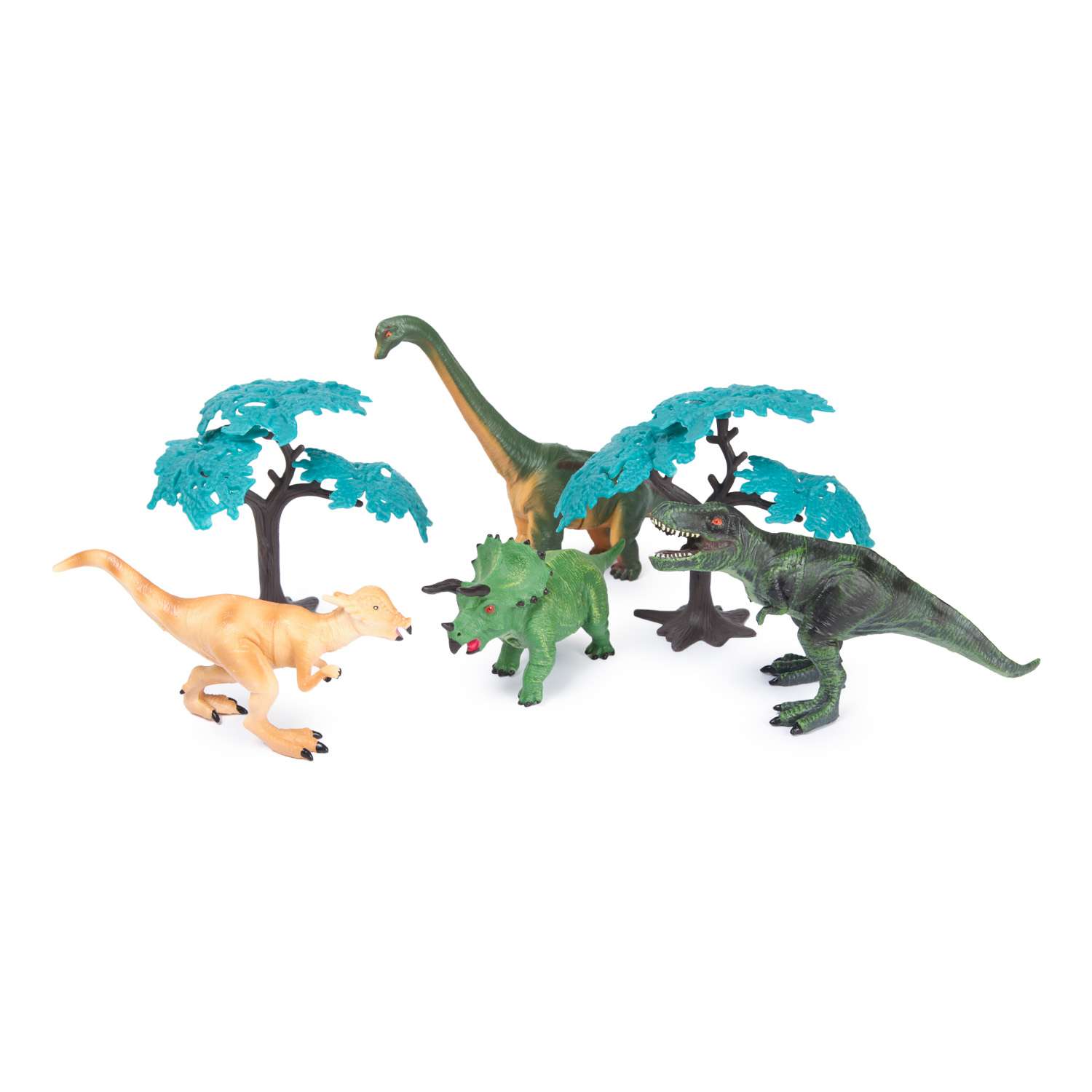 Набор фигурок Attivio Динозавры 4шт с аксессуарами OTG0936352 - фото 1