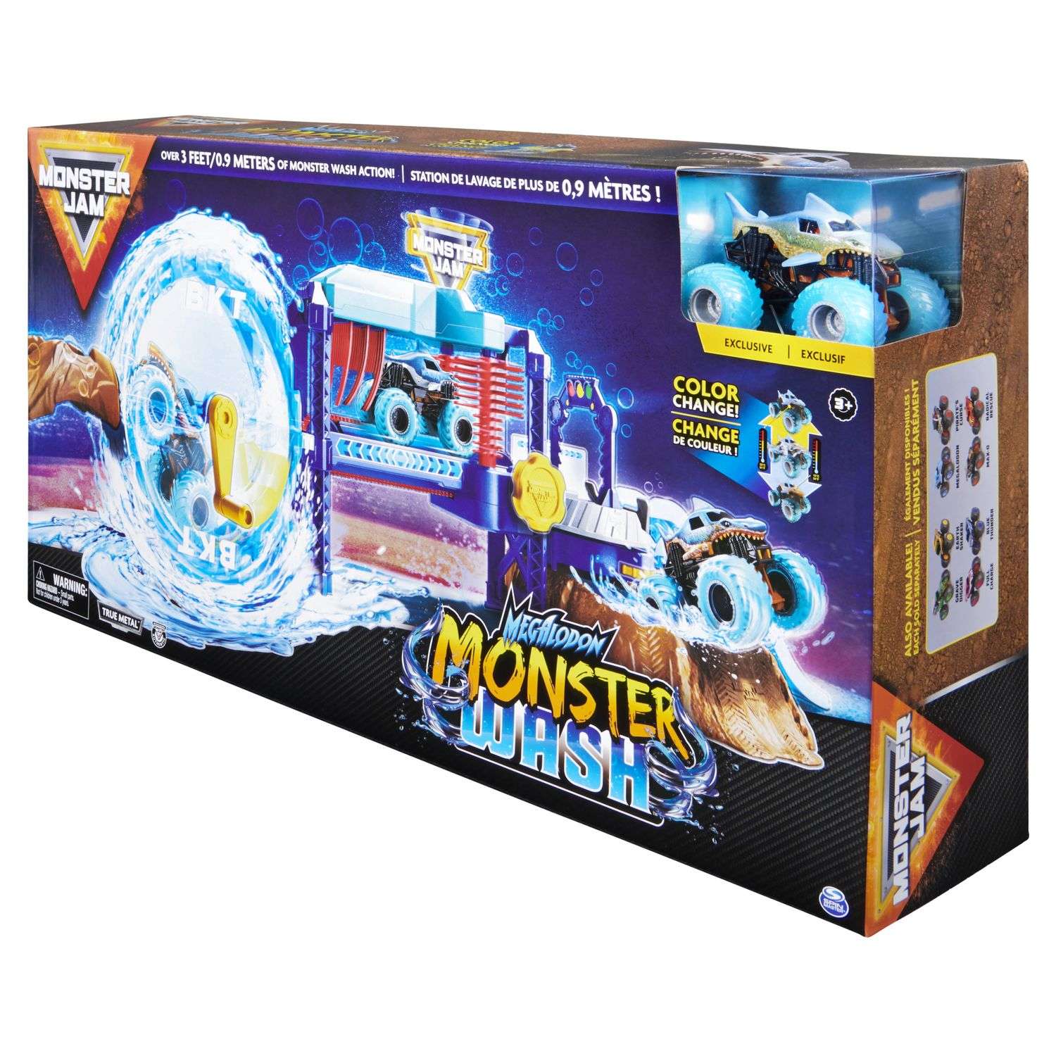 Набор Monster Jam мойка+машинка меняющая цвет 6060518 6060518 - фото 3