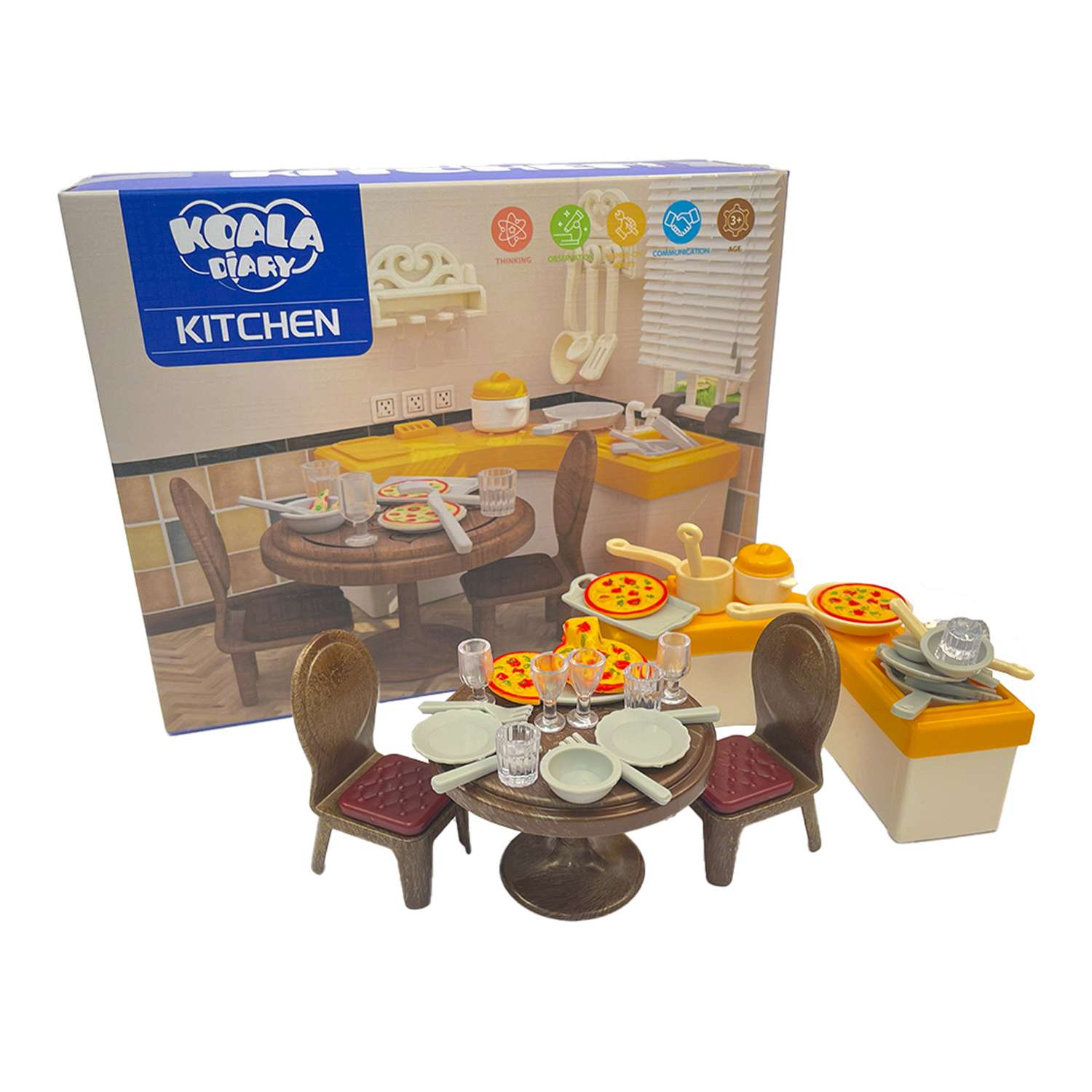 Игровой набор SHARKTOYS Игрушечная мебель для куклы Кухня 1040000011 - фото 2