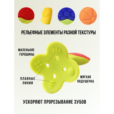 Грызунок силиконовый ReliaKool набор 4 шт