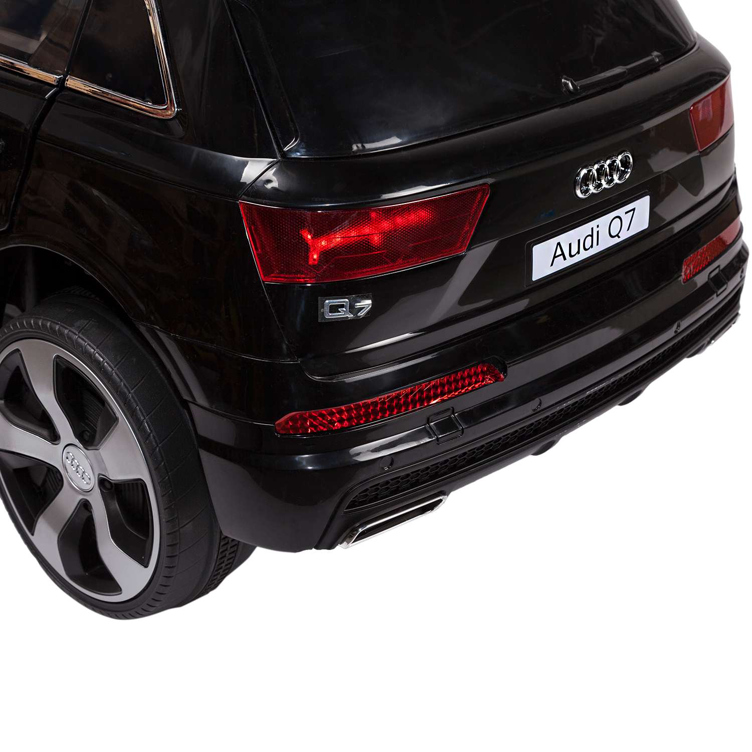 Электромобиль Kreiss Audi Q7 2X6V черный (свет/звук) - фото 11