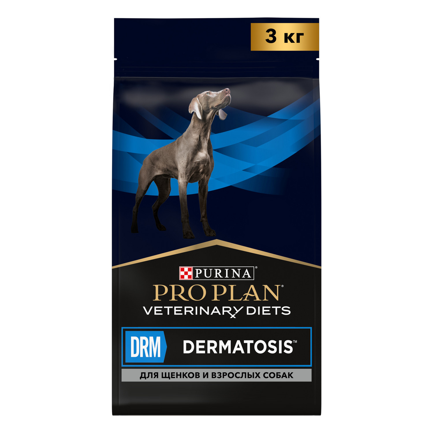Корм для собак Purina Pro Plan Veterinary diets DRM при дерматозах 3кг - фото 1