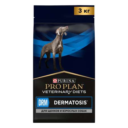 Корм для собак Purina Pro Plan Veterinary diets DRM при дерматозах 3кг