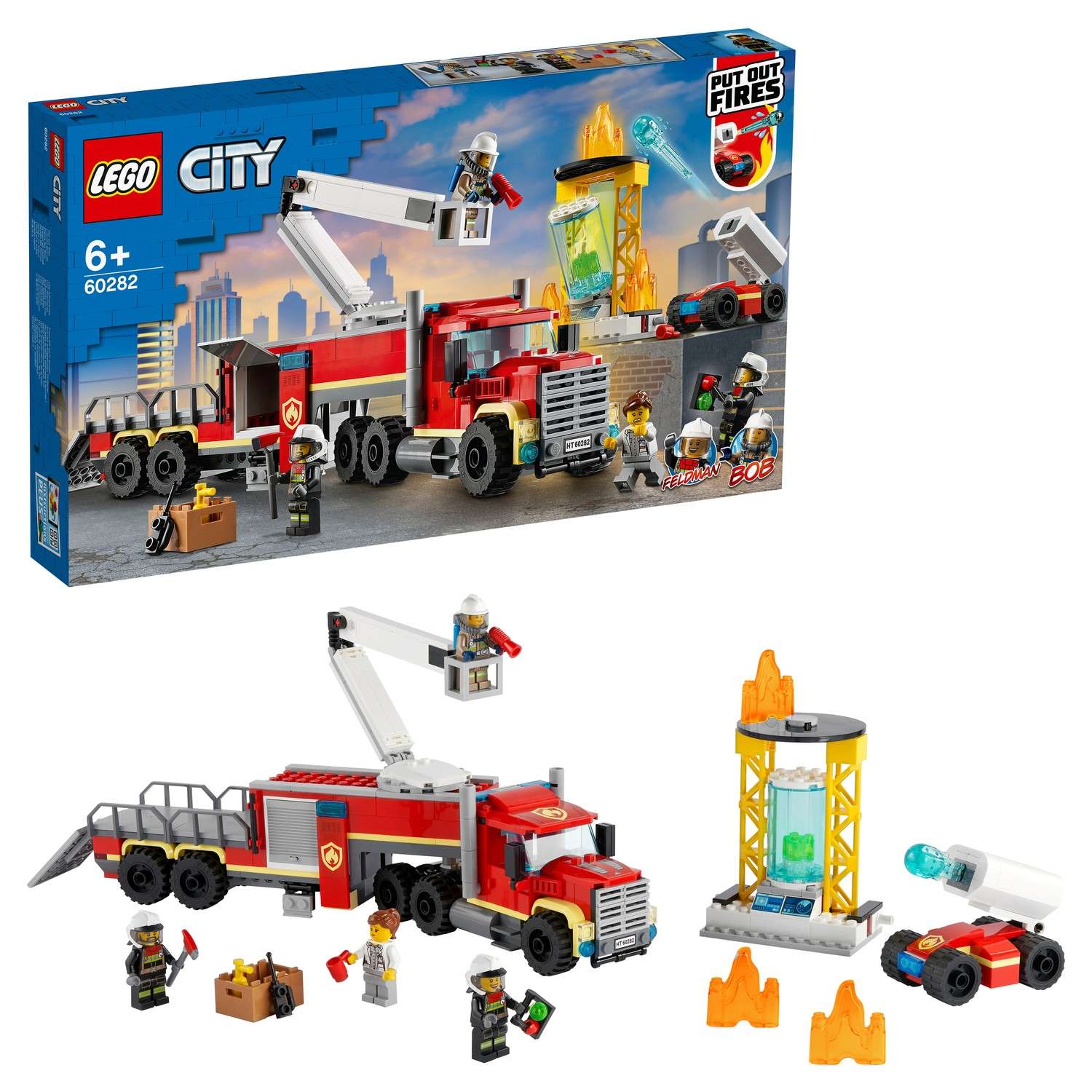 Конструктор LEGO City Fire Команда пожарных 60282 - фото 1