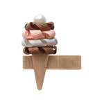 Заколка Milledeux Мороженое клубничный с ванильно-шоколадным