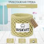 Трикотажная пряжа BISKVIT Олива