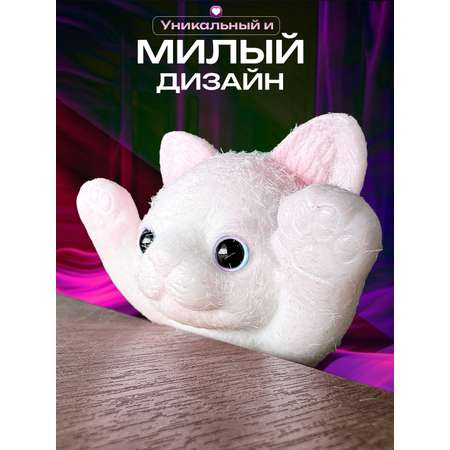 Игрушка антистресс Balori Сквиш котик маленький розовый