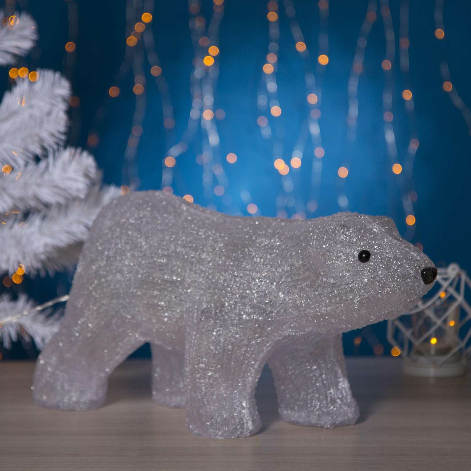 Светодиодная Luazon фигура «Медведь» 45 × 23 × 15 см акрил 40 LED 220 В свечение белое - фото 2