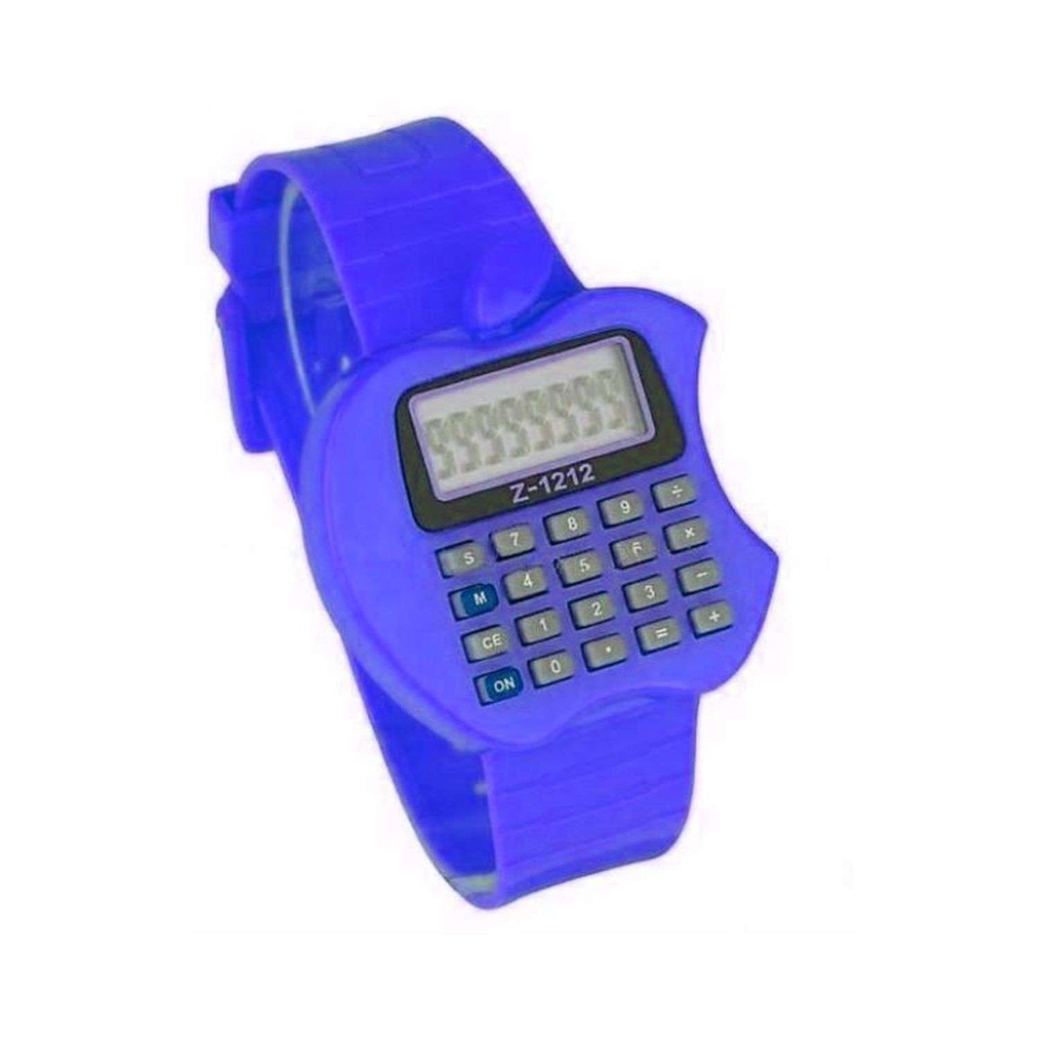 Часы-калькулятор Uniglodis наручные детские электронные синий - фото 1