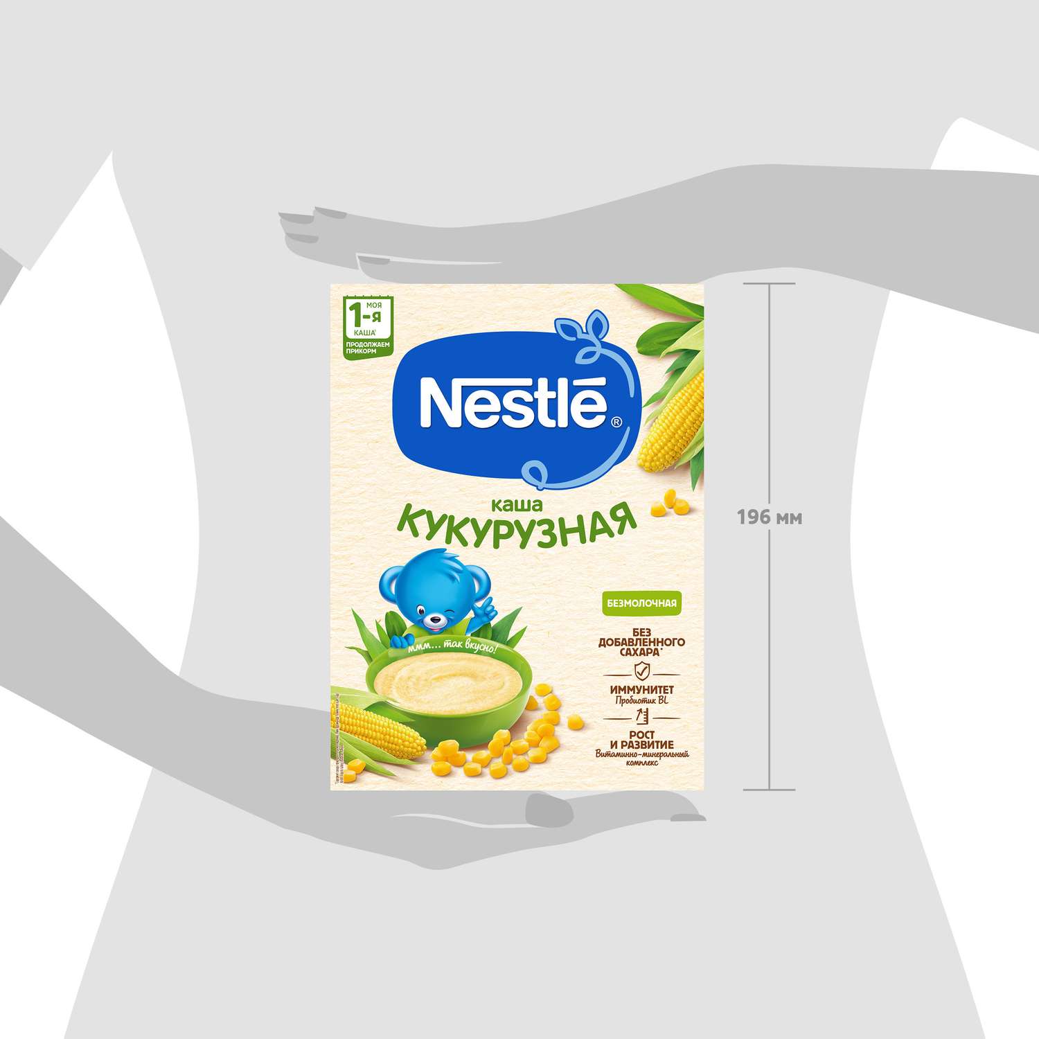 Каша Nestle безмолочная кукурузная 200 г с 5 месяцев - фото 17