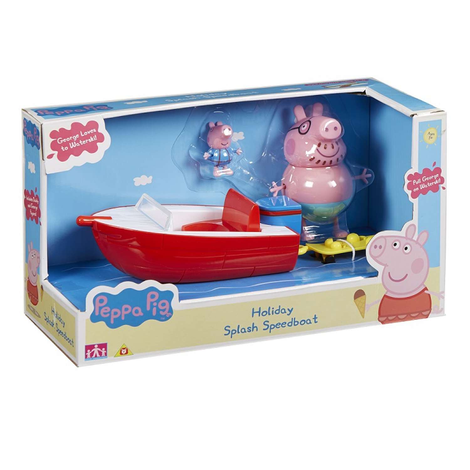 Набор Свинка Пеппа Моторная лодка Peppa Pig - фото 1