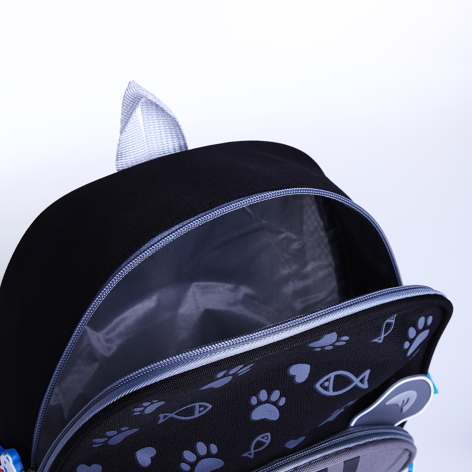 Рюкзак детский NAZAMOK на молнии 3 наружных кармана цвет чёрный - фото 4