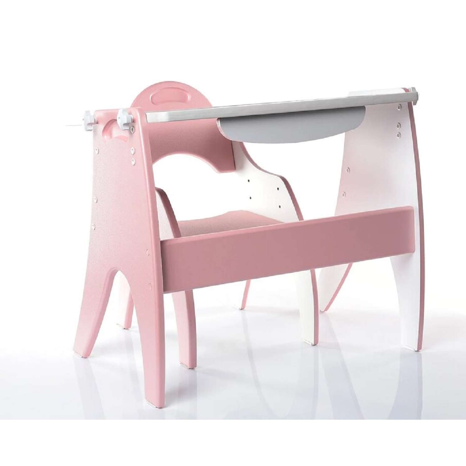 Стол-трансформер и стульчик Tech kids розовый Буквы-цифры - фото 7