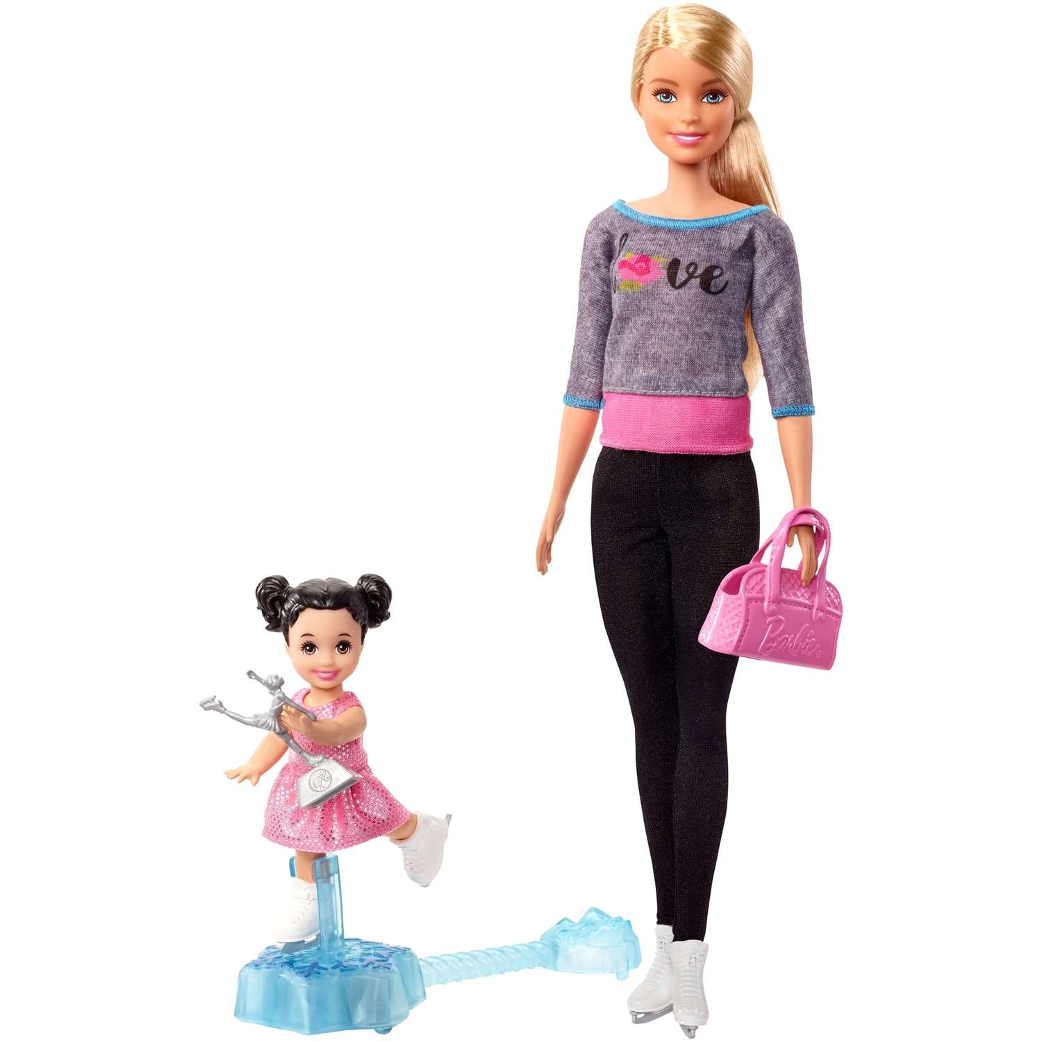 Набор игровой Barbie Спортивная карьера Барби-тренер по фигурному катанию FXP38 FXP37 - фото 5