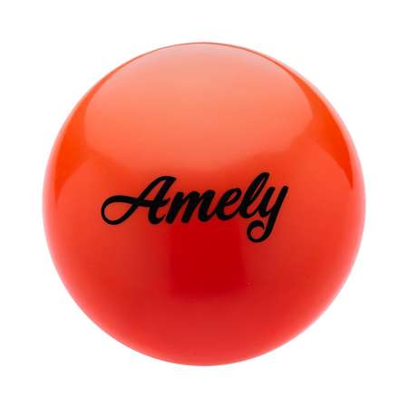 Мяч Amely для художественной гимнастики AGB-101-19-orange