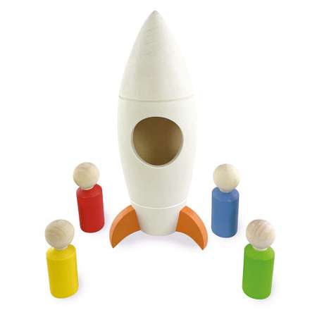 Развивающая игрушка Ulanik Набор Космическая экспедиция ракета и гномики