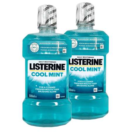 Ополаскиватели для рта LISTERINE Свежая мята 500 мл х 2 шт