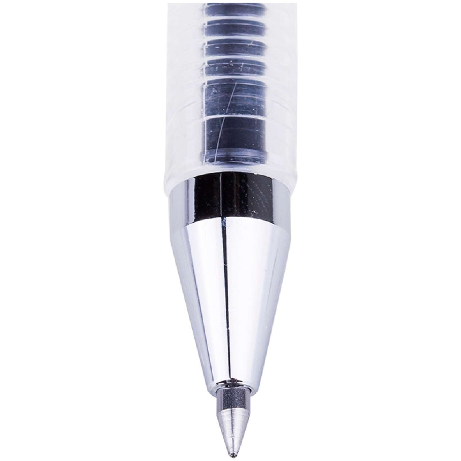 Ручка гелевая CROWN Гелевая Crown Hi-Jell черная 0.5мм 12 шт - фото 2